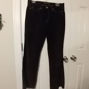 Black brushed cotton jean style pant never worn